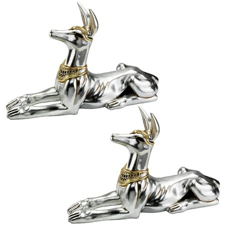 Design Toscano The Pharaoh's Royal Egyptian Hound Statue: Anubis, PK 2 NE923744